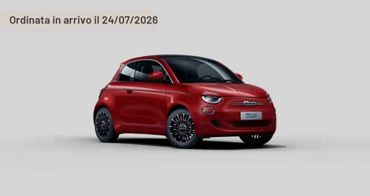 Nuova Fiat 500e Icon 42 kW (58 CV) 2026 Argento Utilitaria