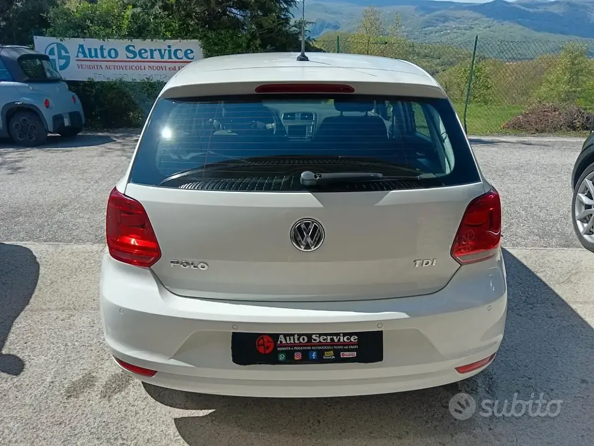 Usata VW Polo 75 CV (55 kW) 2016 Bianco Berlina