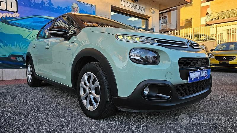 Usata Citroën C3 PureTech 83 CV (61 kW) 2019 Blu Utilitaria