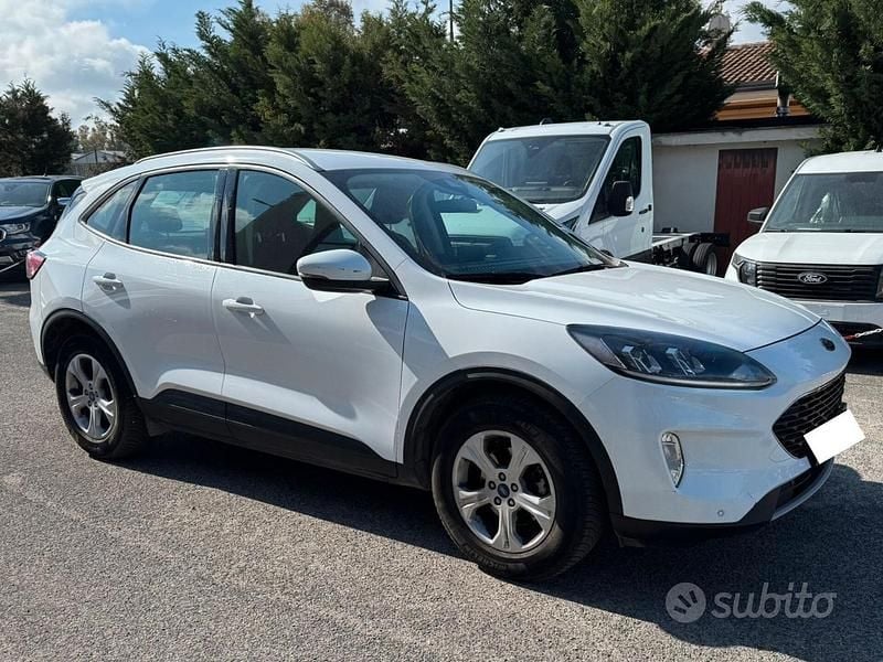 Usata Ford Kuga 120 CV (88 kW) 2021 Frozen white SUV