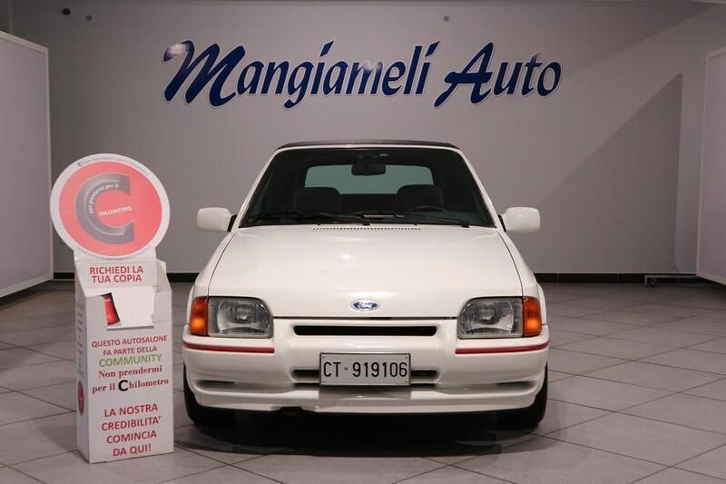 Bianco Usata 1990 Ford Escort Cabriolet Cabrio | 14.900 € - Immagine 1/4