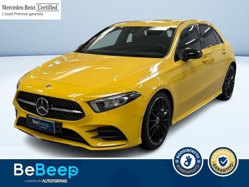Usata Mercedes A180 Premium 116 CV (85 kW) 2022 Giallo Berlina