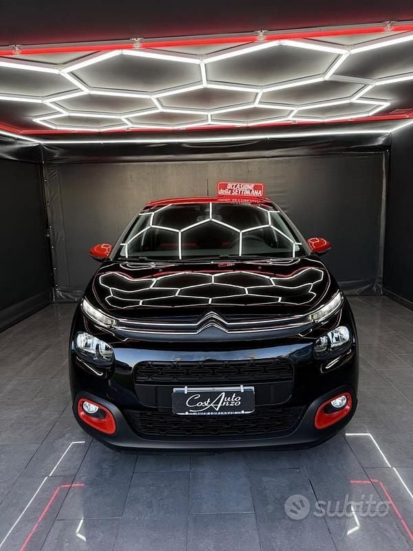 Usata Citroën C3 Shine 100 CV (73 kW) 2018 Nero Utilitaria