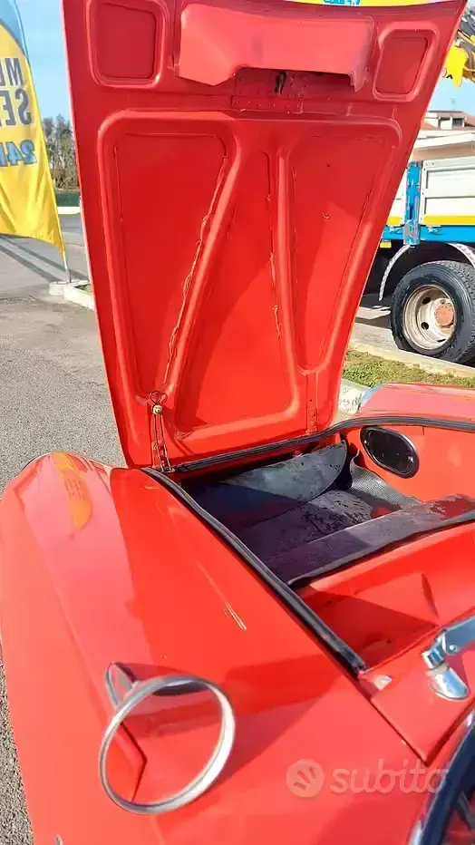 Usata Fiat 850 53 CV (38 kW) 1970 Rosso Cabrio