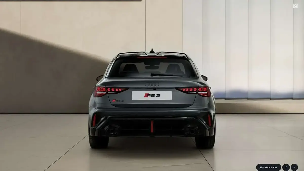 Nuova Audi RS3 Ambiente 400 CV (294 kW) 2026 Grigio daytona perla Berlina