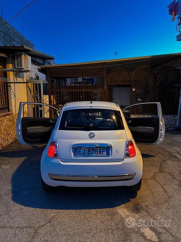 Usata Fiat 500 95 CV (69 kW) 2011 Bianco Utilitaria