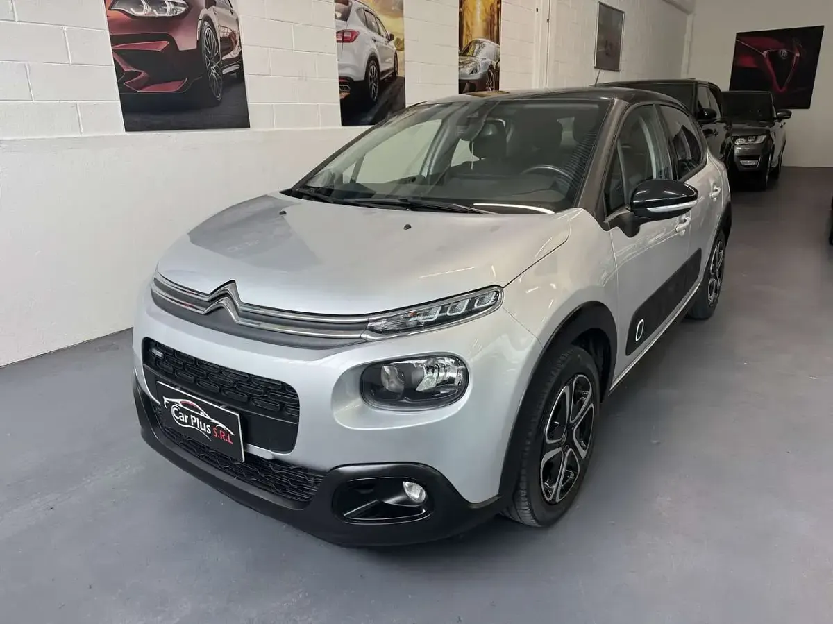 Usata Citroën C3 Shine 82 CV (60 kW) 2017 Argento Berlina