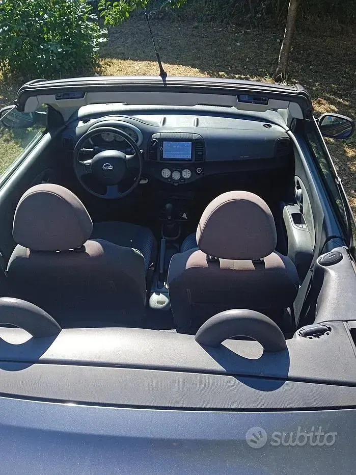 Usata Nissan Micra 88 CV (64 kW) 2007 Grigio Cabrio