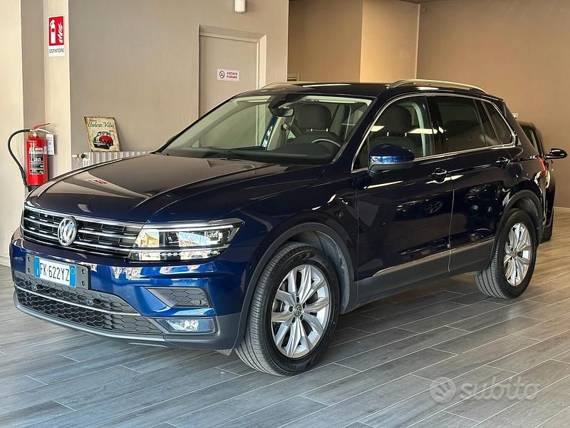 Usata VW Tiguan Style 150 CV (110 kW) 2017 Blu SUV