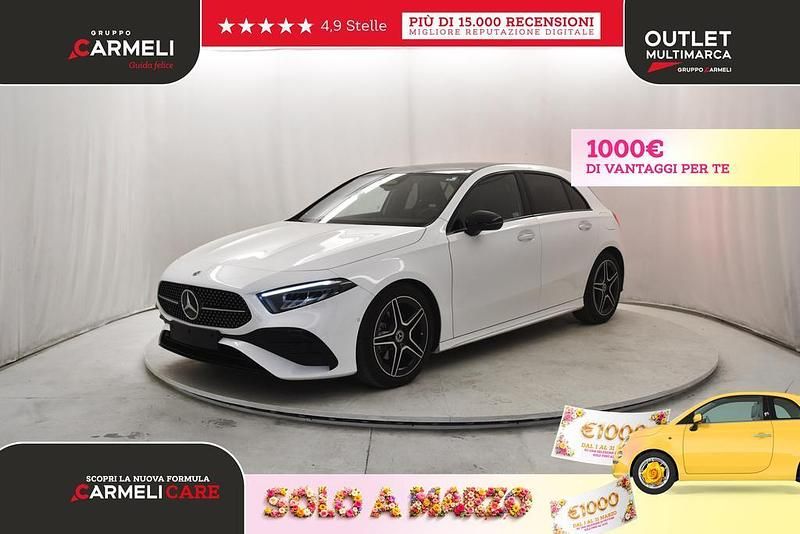 Usata Mercedes A180 AMG line 136 CV (100 kW) 2025 Bianco Berlina