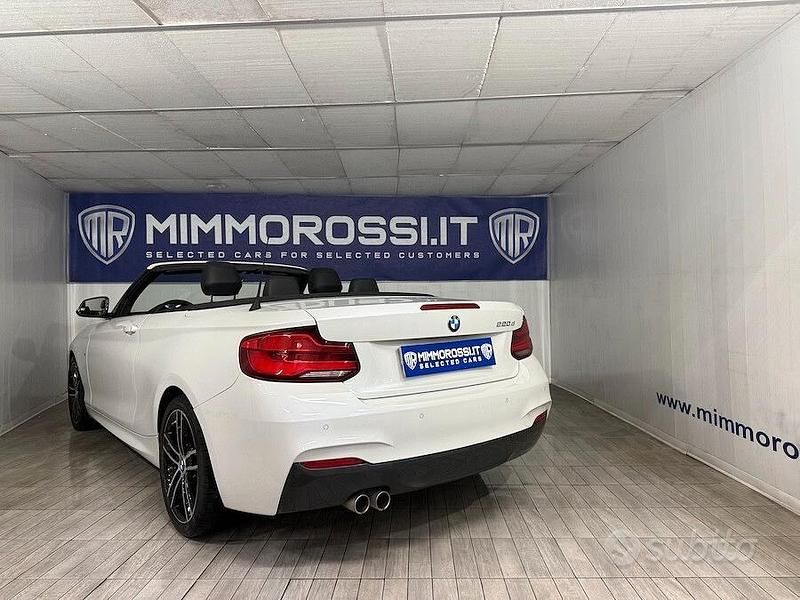 Usata BMW 220 M Sport 190 CV (139 kW) 2019 Bianco Cabrio