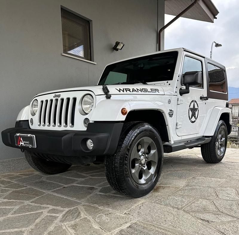 Bianco Usata 2017 Jeep Wrangler Sahara SUV | 33.900 € (Buon prezzo) - Immagine 1/4