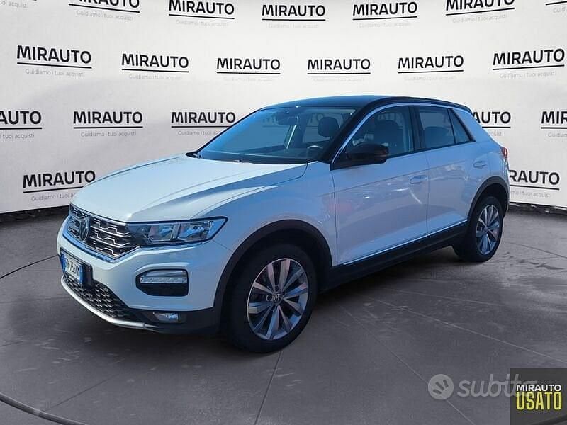 Usata VW T-Roc Advance 150 CV (110 kW) 2018 Bianco SUV