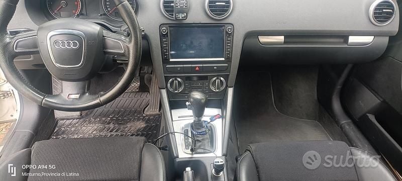 Usata Audi A3 S-Line 140 CV (102 kW) 2009 Bianco Utilitaria