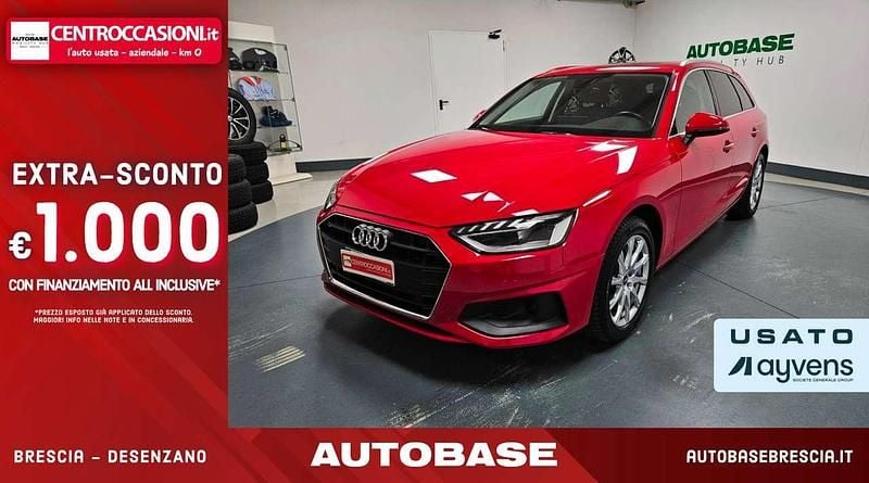 Usata Audi A4 Business 204 CV (150 kW) 2021 Rosso Berlina