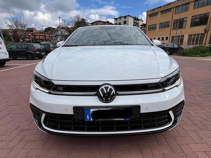 Usata VW Polo R-line 95 CV (69 kW) 2023 Bianco Utilitaria