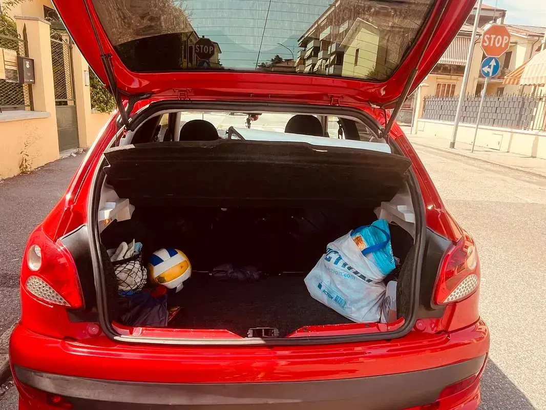 Usata Peugeot 206 60 CV (44 kW) 2012 Rosso Berlina
