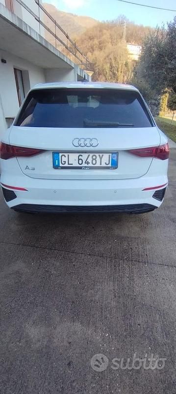 Usata Audi A3 S-Line 150 CV (110 kW) 2023 Bianco Berlina