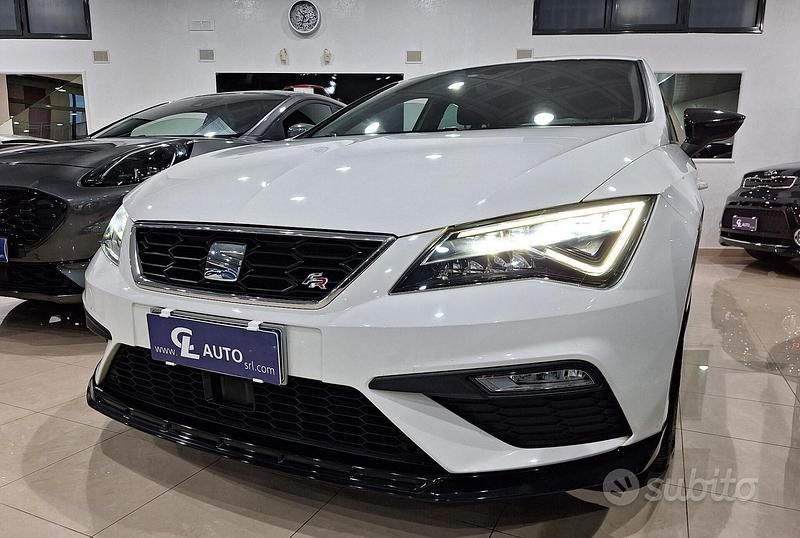 Usata Seat Leon FR 184 CV (135 kW) 2019 Bianco Berlina