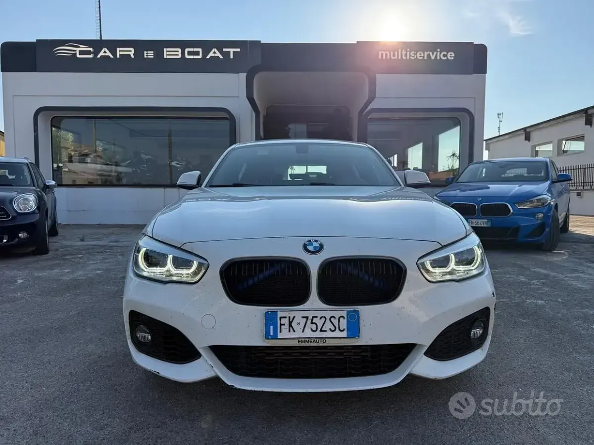 Usata BMW 118 M Sport 150 CV (110 kW) 2017 Bianco Berlina