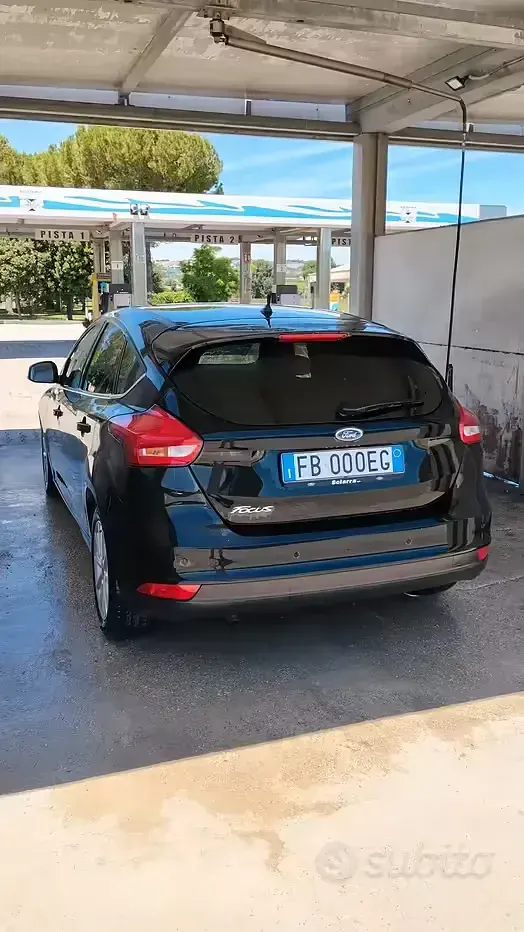 Usata Ford Focus Titanium 95 CV (69 kW) 2015 Nero Berlina