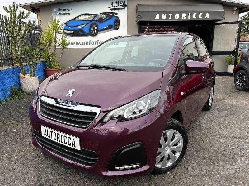 Usata Peugeot 108 Allure 69 CV (50 kW) 2017 Viola Berlina