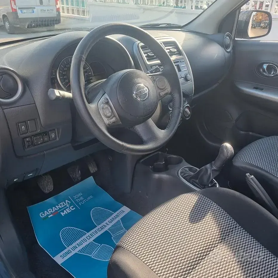 Occasion Nissan Micra Tekna 80 PK (58 kW) 2017 Blauw Hatchback