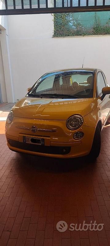 Usata Fiat 500 69 CV (50 kW) 2009 Giallo Cabrio
