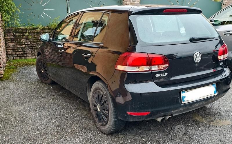 Usata VW Golf VI 110 CV (80 kW) 2009 Nero Utilitaria