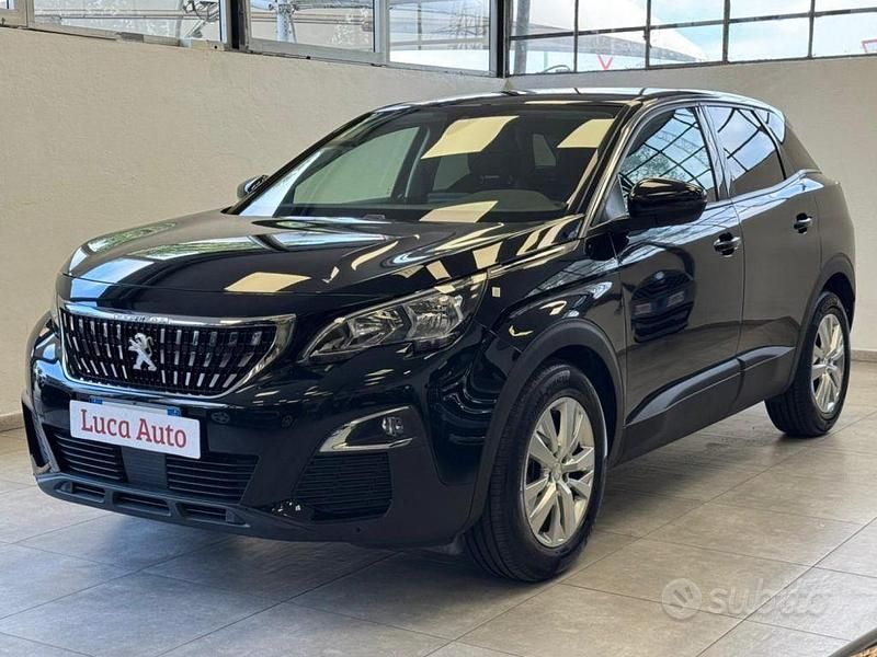 Usata Peugeot 3008 S 131 CV (96 kW) 2019 Nero SUV