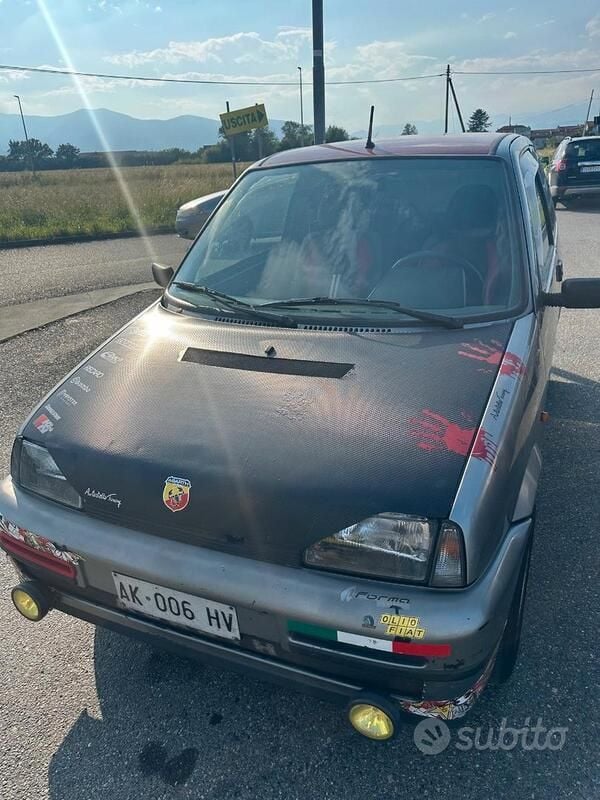 Usata Fiat Cinquecento 39 CV (28 kW) 1997 Grigio Utilitaria