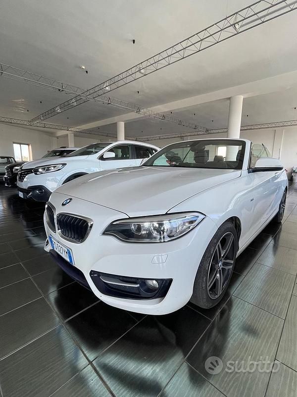 Usata BMW 218 M Sport 2017 Bianco Cabrio