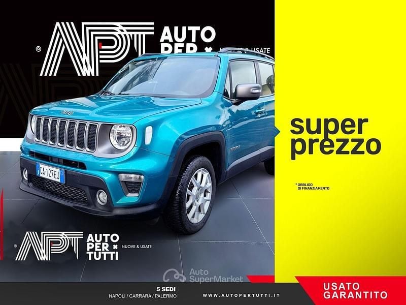 Usata Jeep Renegade Limited 140 CV (102 kW) 2020 Verde SUV