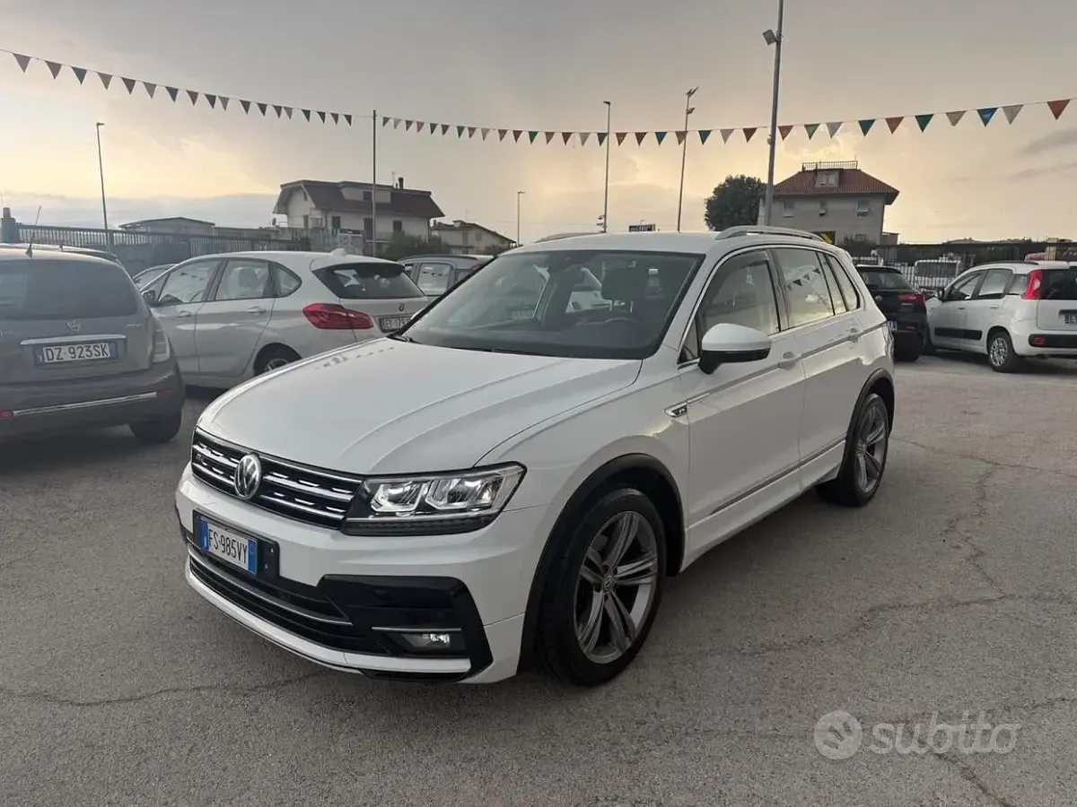 Usata VW Tiguan Sport 116 CV (85 kW) 2018 Bianco SUV