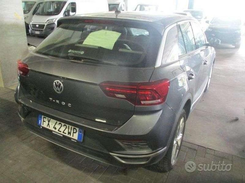Usata VW T-Roc Advance 150 CV (110 kW) 2019 Grigio SUV