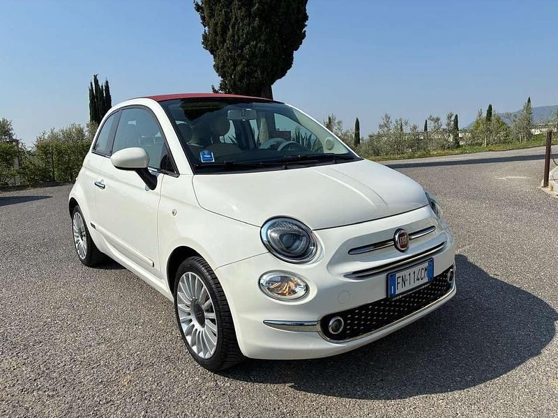 Usata Fiat 500C Lounge 69 CV (50 kW) 2018 Bianco Cabrio