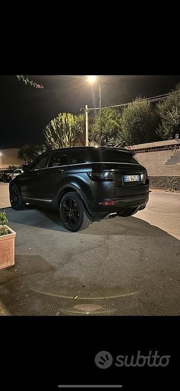 Usata Land Rover Range Rover evoque 190 CV (139 kW) 2013 Nero SUV