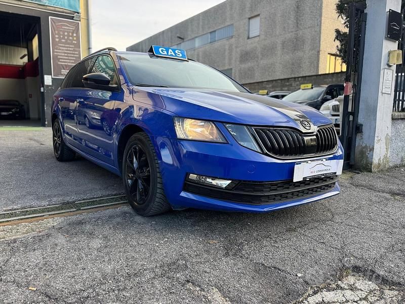 Usata Skoda Octavia G-TEC Ambition 130 CV (95 kW) 2020 Blu Station wagon
