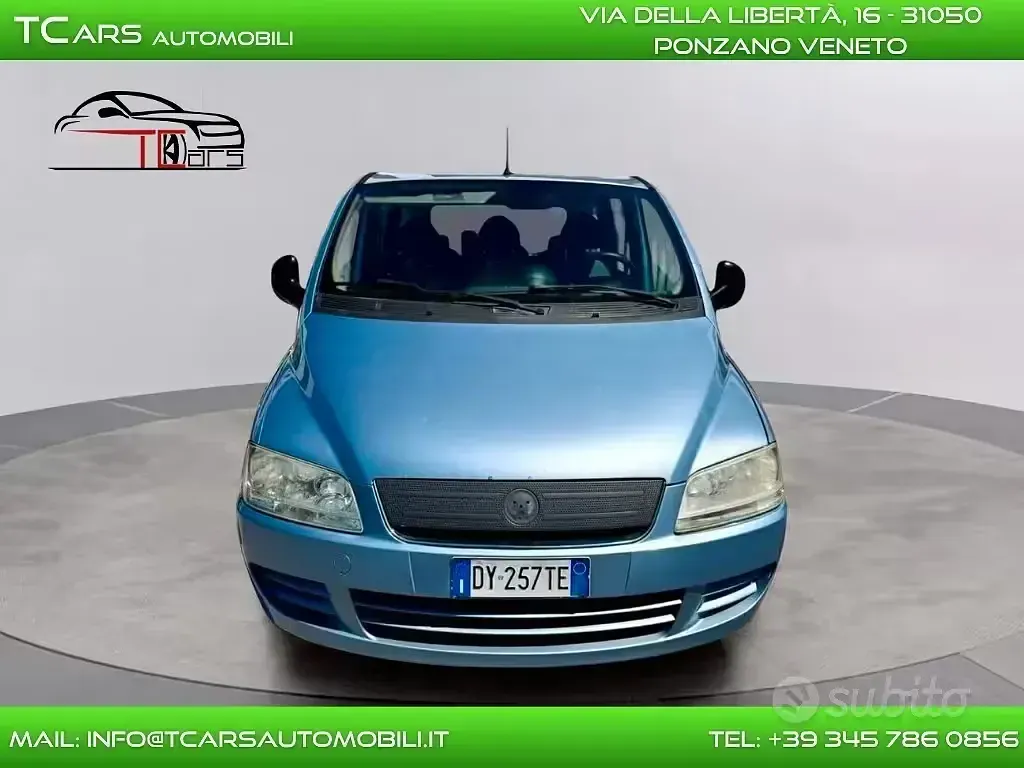Usata Fiat Multipla 103 CV (75 kW) 2009 Blu Monovolume