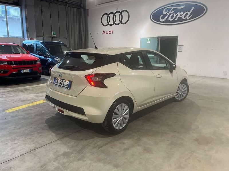 Usata Nissan Micra Acenta 92 CV (67 kW) 2022 Bianco Utilitaria