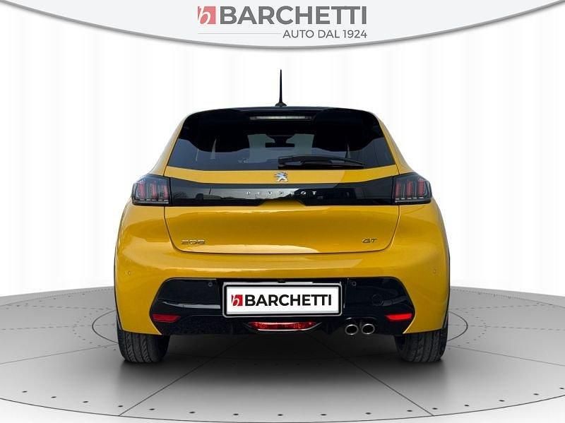 Usata Peugeot 208 GT 131 CV (96 kW) 2021 Giallo Utilitaria