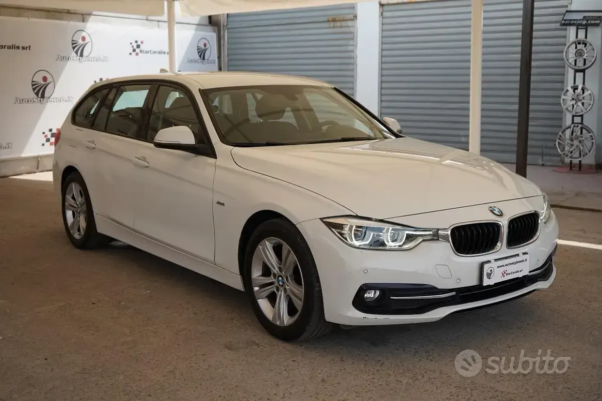 Usata BMW 316 Sport Line 116 CV (85 kW) 2016 Bianco Station wagon