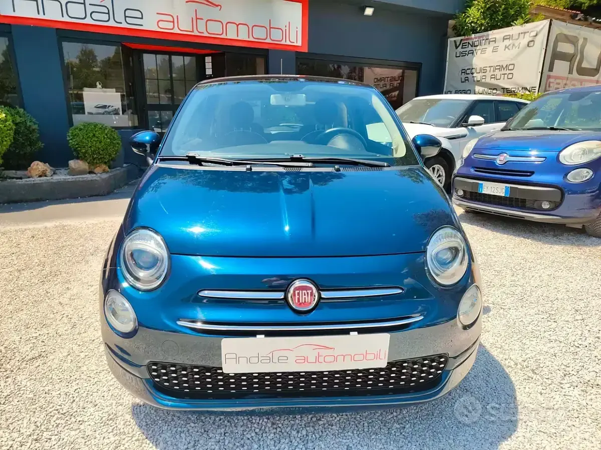 Usata Fiat 500 Lounge 69 CV (50 kW) 2017 Blu Berlina