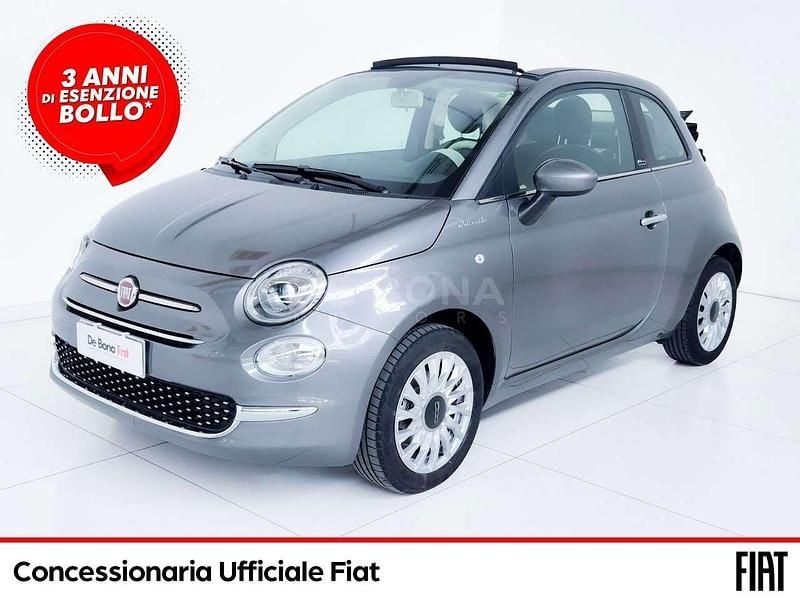 Grigio Usata 2022 Fiat 500C Dolcevita Cabrio | 15.390 € (Buon prezzo) - Immagine 1/4