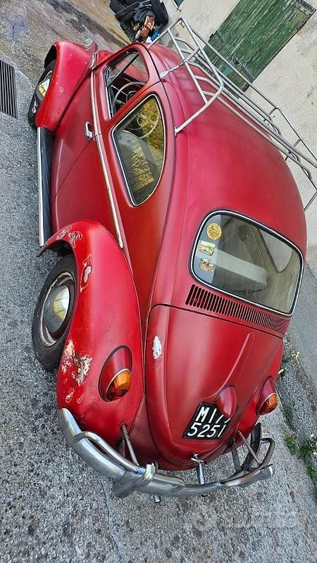 Usata VW Beetle 1960 Rosso Utilitaria