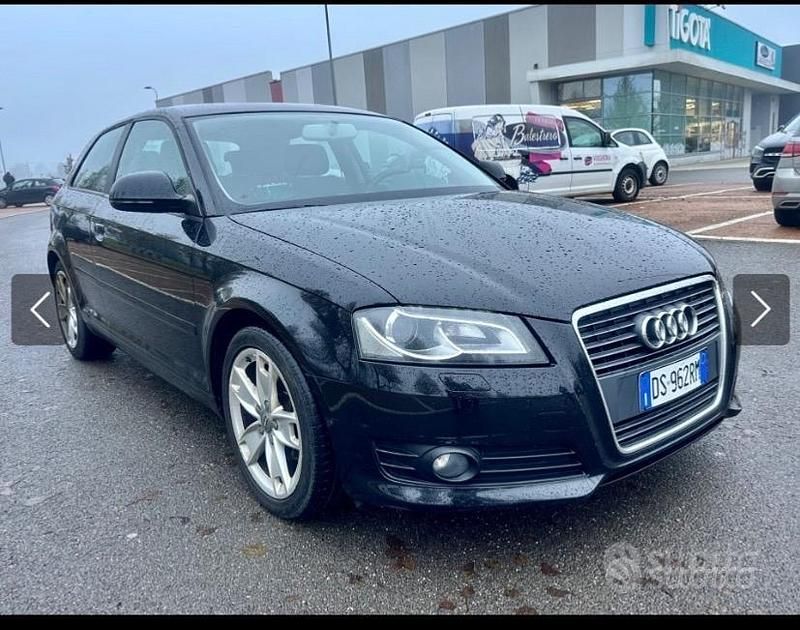 Usata Audi A3 Ambiente 160 CV (117 kW) 2009 Nero Utilitaria