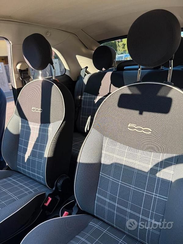 Usata Fiat 500C 70 CV (51 kW) 2018 Rosso Cabrio