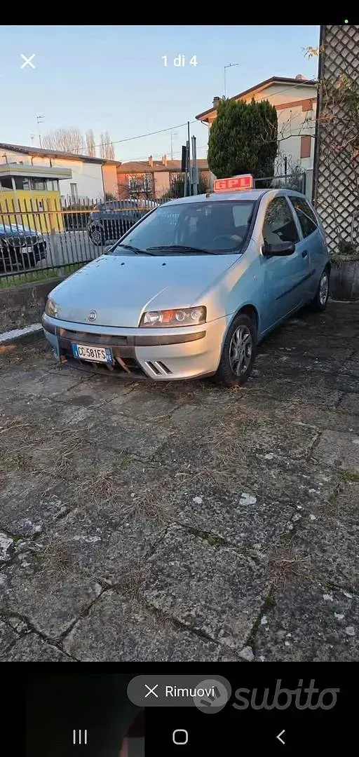 Usata Fiat Punto 60 CV (44 kW) 2002 Blu Utilitaria