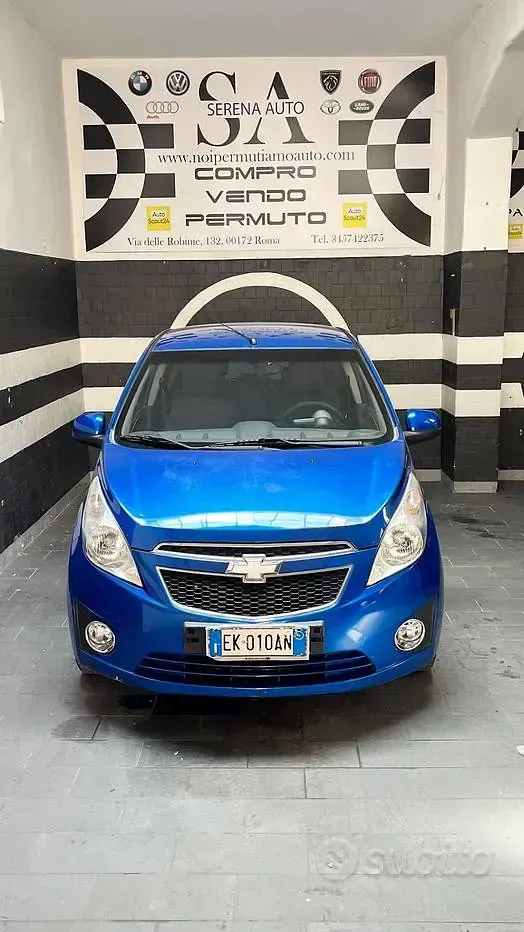 Usata Chevrolet Spark LS 68 CV (50 kW) 2011 Bluazzurro Utilitaria