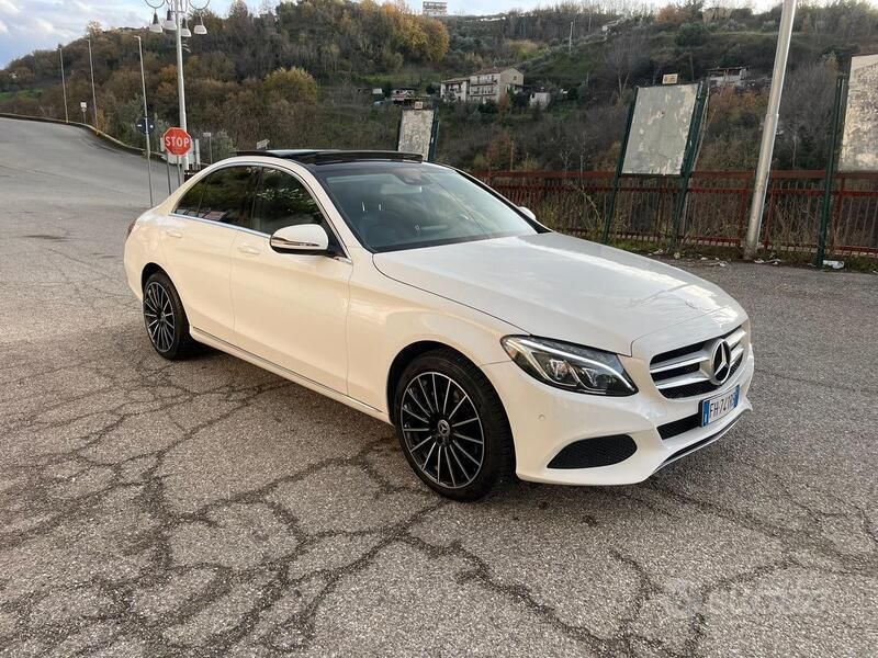 Usata Mercedes C220 Premium 170 CV (125 kW) 2017 Bianco Berlina
